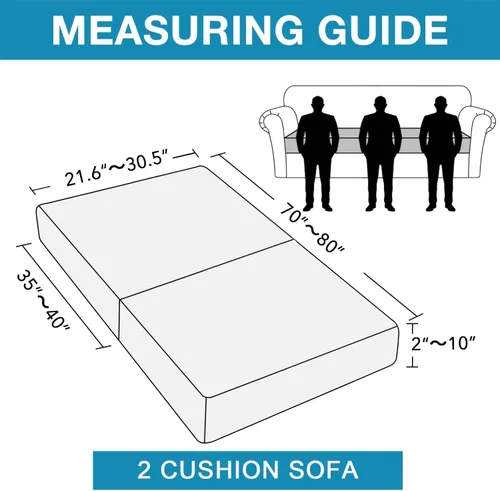 Miniatura 2 de Flamingo P Funda de cojín elástica para sofá, protector de muebles para sofá, funda de sofá flexible con parte inferior elástica, funda de cojín