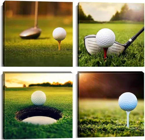 Miniatura 10 de Pankila Imágenes artísticas para pared de campo de golf, póster en lienzo impreso de golf de Estados Unidos, decoración de pared para sala de estar