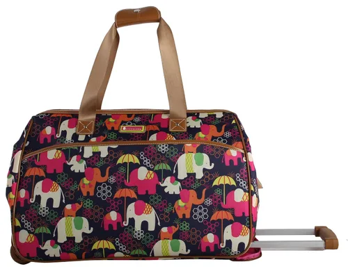 Miniatura 2 de Lily Bloom - Maleta con ruedas, patrón de diseñador y forma de bolso marinero, equipaje de mano