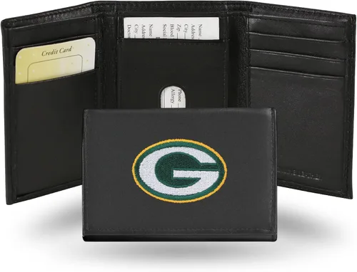 Miniatura 19 de Rico Industries NFL Football Embroidered Tri-fold Wallet