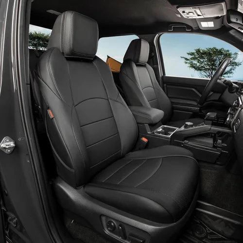 Miniatura 17 de coverdream Fundas de asiento de cuero impermeables 4Runner de ajuste personalizado para Toyota 4Runner 2010-2024 (5 plazas), cobertura completa