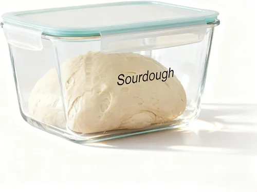 Miniatura 8 de Tarro de 2.1 Litros para Masa Madre, Suministros para Hornear Pan de Masa Madre, Tarro de Fermentación, Herramientas para Masa Ácida, Envases