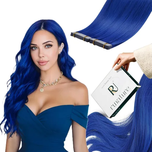 Miniatura 25 de RUNATURE Extensiones de cabello humano con punta en I Tip de 18 pulgadas, extensiones de cabello natural Remy para mujer, extensiones de cabello