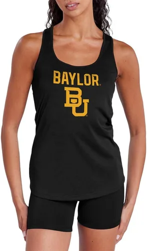 Miniatura 287 de Camiseta deportiva sin mangas oficial de NCAA Collegiate para mujer, con espalda cruzada, colección con logotipo primario