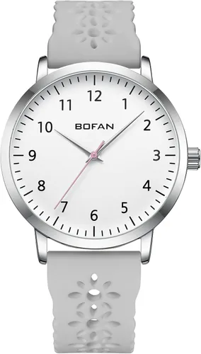 BOFAN Numbers - Reloj de enfermera para enfermeras, profesores profesionales médicos, personas mayores, con muchos colores y estilos, correa de
