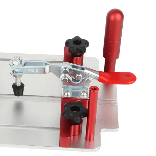 Miniatura 9 de Trineo de afrontamiento de la tabla del enrutador, Trineo de aluminio de la tabla del enrutador, trineo profesional de la seguridad del carril que