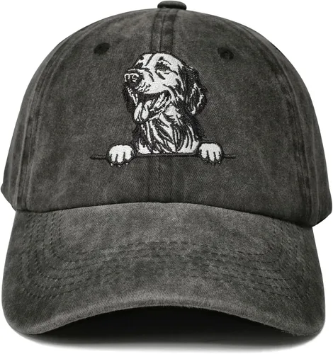 Hepandy Regalos para amantes de los perros, sombreros de béisbol bordados para mujeres y hombres