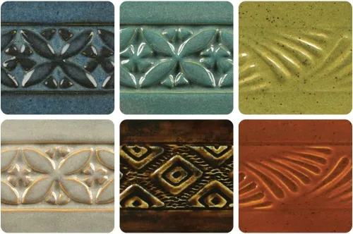 AMACO Potter's Choice High Fire Glazes - Esmalte de 6 pintas, paquete de clase No. 3, 6 colores surtidos, cono de fuego medio alto en capas 5-6 (PC)