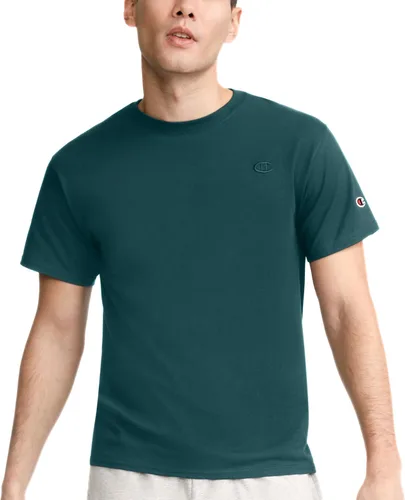 Miniatura 14 de Champion Men's Classic Short Sleeve T-Shirt, Standard Fit, Midweight 100% Cotton, Available in Regular and Big & Tall Blanco brillante
