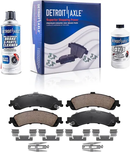 Miniatura 152 de Detroit Axle - Pastillas de Freno para Nissan Altima Sentra 350Z Juke INFINITI G35, Pastillas de Freno Cerámica Delanteras y Traseras Reemplazo