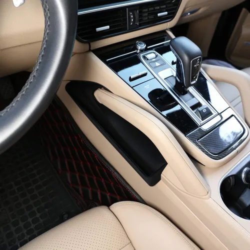 Miniatura 8 de YIWANG Car Center Consoles Side Storage Box Phone Tray Accesorios para Porsche Cayenne 2018 2019 2020