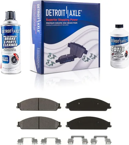 Miniatura 61 de Detroit Axle - Pinza de disco del lado del acompañante + pastillas de freno de cerámica de repuesto para Lexus HS250H Toyota RAV4 Prius V Scion xB
