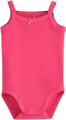 Miniatura 5 de Body sin mangas con tirantes delgados para bebés y niñas, de algodón, paquete de ropa de verano para bebé