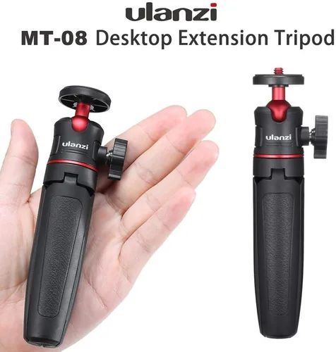 Miniatura 5 de ULANZI MT-08 Barra de extensión trípode Mini Selfie Stick trípode mango agarre para iPhone 11 Pro Max Samsung cámara Sony Canon Nikon Vlogging