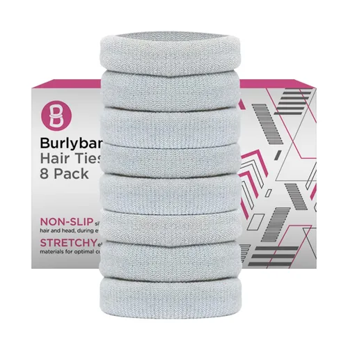 Miniatura 15 de Burlybands Lazos Grandes para Cabello para Cabello Grueso, Pesado o Rizado - Antideslizantes, Sin Daño, Coleteros Sin Costuras para Cola de Caballo