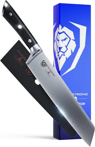 Dalstrong – Cuchillo de chef Kiritsuke - 8.5 pulgadas - Serie Gladiador Elite - Acero alemán forjado de alto carbono - Cuchillo de cocina de espiga
