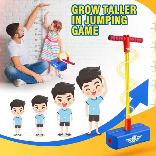 Miniatura 2 de CUUGO LET'S GO! CG Saltar Promueve Crecer Más Alto - Saltarín de Espuma para Niños, Juguetes para Niños de 3 a 12 Años, Niños Niñas, Juguetes al