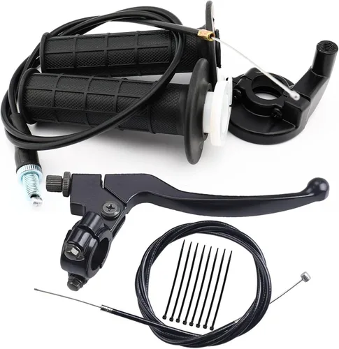 Miniatura 8 de Manija izquierda derecha y palanca de freno izquierda, cable de freno, cable del acelerador y abrazadera del acelerador, kit de palanca de freno