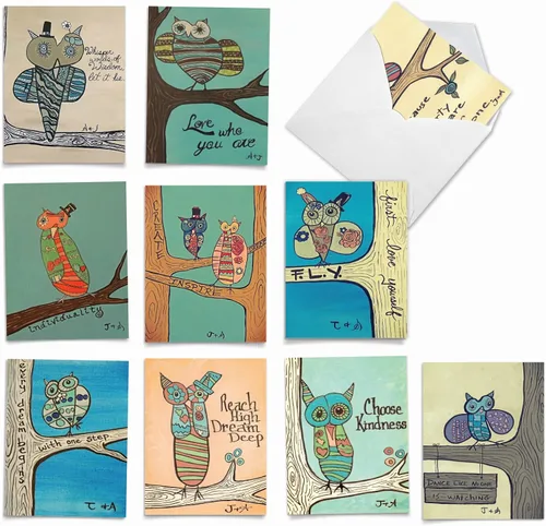 The Best Card Company - 10 tarjetas en caja para niños (10.1 x 13 cm), lindas tarjetas en blanco para toda ocasión, MPOCB-KIDS.