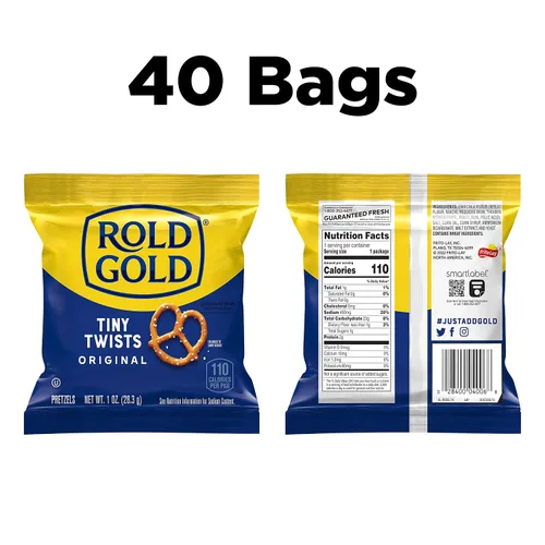 Miniatura 2 de Rold Gold Tiny Twists Pretzels, 1 onza (paquete de 40)