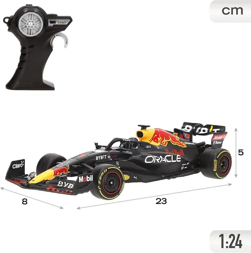 Miniatura 5 de Maisto Tech R/C F1 Red Bull Racing RB18 (2023): Auto de control remoto a escala 1:24, coche fiel de Fórmula 1, 2,4 GHz, control de empuñadura