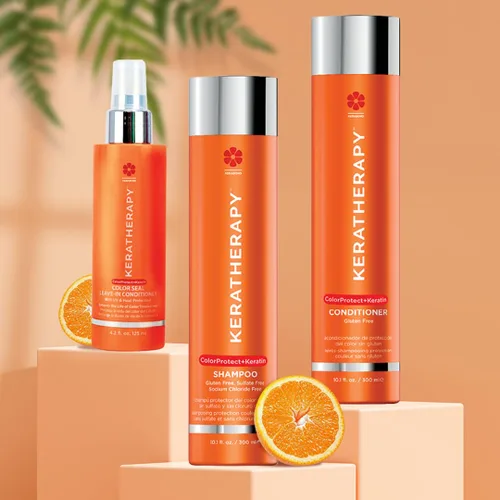 Miniatura 8 de KERATHERAPY Champú protector de color con infusión de queratina, 10.1 onzas líquidas, 10.1 fl oz – Champú protector de color sin gluten para cabello
