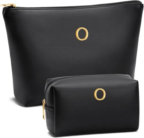 Miniatura 56 de Regalos para mujeres Juego de bolsa de maquillaje inicial para niñas, regalos personalizados para dama de honor, amiga, graduación, profesora