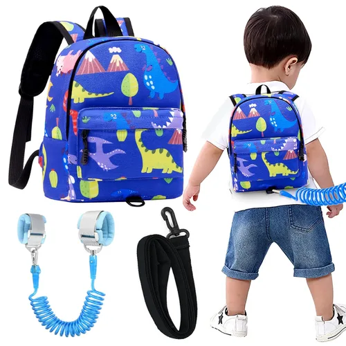Miniatura 16 de Accmor - Mochila para niños pequeños con correa de muñeca anti-pérdida, lindo arnés para caminar para niños pequeños, mantiene a los niños cerca