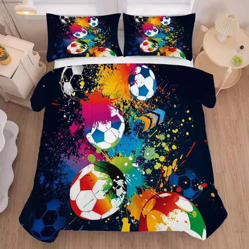 Miniatura 12 de American Flag Lion Bedding Set for Kids Twin Animals Print Comforter Set for Men Boys Bedroom Quilt Bed Set 1 Comforter 1 Pillowcase Lb01-16