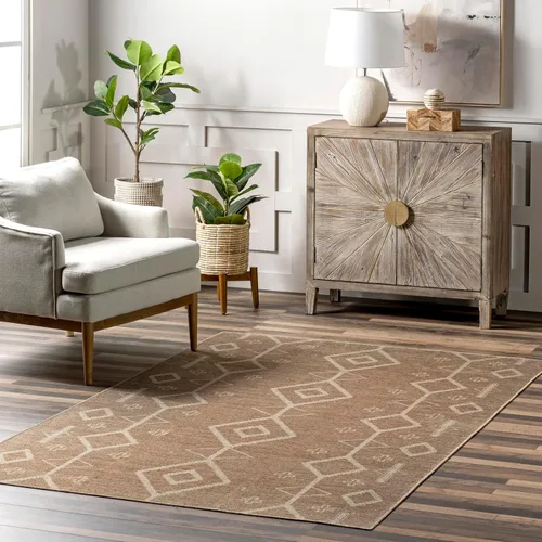 Miniatura 27 de nuLOOM Kasie Natural - Alfombra de 5 x 8 pies, lavable a máquina, antideslizante, para sala de estar, dormitorio, habitación de los niños, 2-Natural