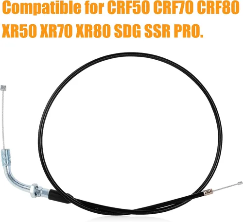Miniatura 7 de Cable del acelerador para 49cc 50cc 70cc 90cc 110cc 125cc 140cc 150cc 200cc Pit Dirt Pocket Bike de 4 tiempos CRF50 CRF70 CRF80 XR50 XR70 XR80 SDG