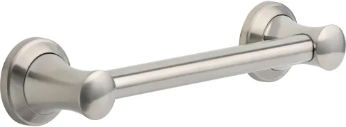 Delta Faucet 41712-SS Barra de agarre de transición con montaje oculto, 12 pulgadas, acero inoxidable
