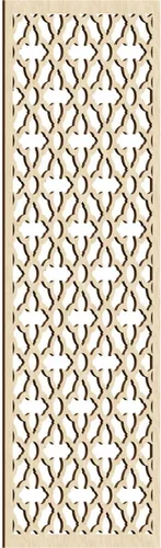 Miniatura 55 de Madison Paneles de pared decorativos de madera con calado, 9 3/8 pulgadas de ancho x 24 3/8 pulgadas de alto x 3/8 de alto, roble rojo rojo (Red Oak)