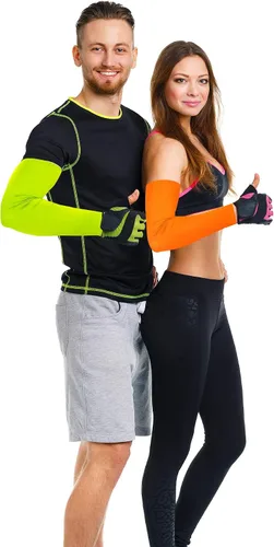 Miniatura 6 de Bememo 9 pares de mangas de protección UV, mangas de enfriamiento largas para brazos para hombres y mujeres