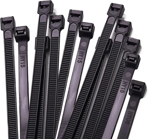 Miniatura 8 de Bridas blancas de 15 pulgadas, 100 bridas de nailon resistentes a los rayos UV para exteriores, 60 libras, resistencia a la tracción Blanco