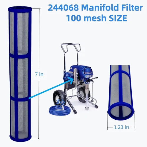 Miniatura 4 de 244067 60 filtros de colector de malla (244067 60 malla+244068 100 malla)