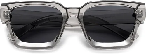 Miniatura 8 de VANLINKER Gafas de sol cuadradas gruesas para hombres y mujeres, retro, rectangulares, con protección UV400, VL9731