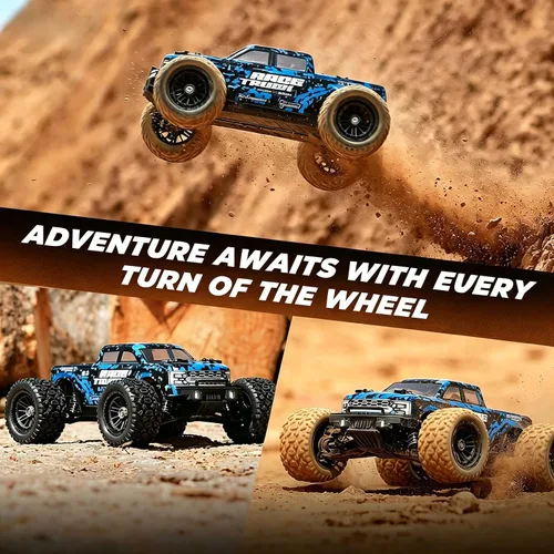 Miniatura 3 de HAIBOXING Autos RC a escala 1/18 4WD todoterreno Monster Trucks con 36+KM/H de alta velocidad, 2.4 GHz control remoto, vehículos eléctricos todo