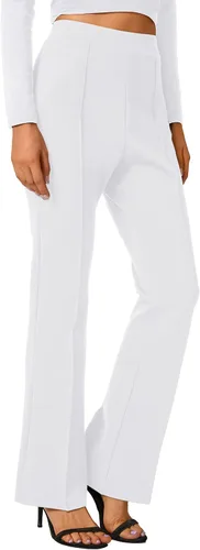 Miniatura 64 de Urban CoCo Pantalones de trabajo elásticos con corte de bota, pantalones de yoga pequeños para oficina casual