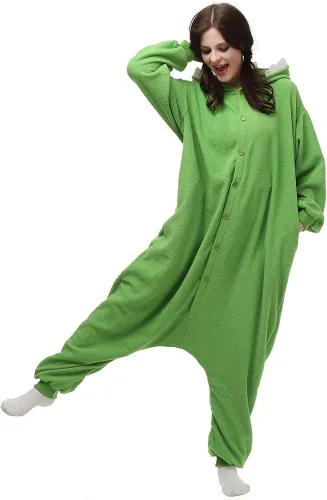 Miniatura 3 de Mike Wazowski - Mameluco para mujeres y hombres, disfraz de Halloween y Navidad, color verde