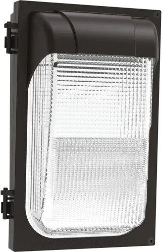Miniatura 6 de Lithonia Lighting Mini Lámpara LED de Pared de 7.5", Luminaria Exterior, Luz de Pared para Edificios, Sensor de Anochecer a Amanecer, Blanco Frío 2