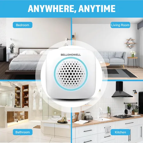 Miniatura 7 de Bell+Howell Repelente ultrasónico de plagas mejorado 2025 para interiores, paquete de 6 unidades, repelente de ratones para interiores, kit