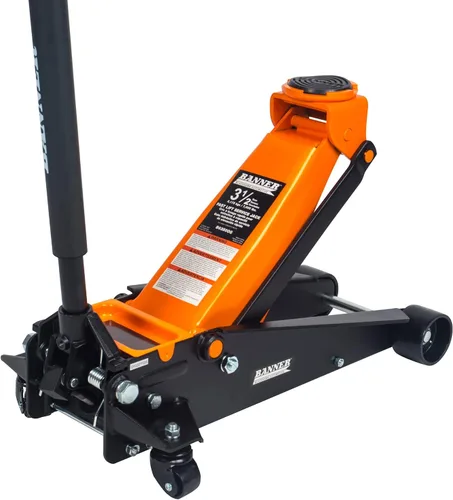 Miniatura 2 de Blackhawk Banner Gato de piso de 3.5 toneladas - Elevador hidráulico profesional resistente para automóvil, camión, SUV