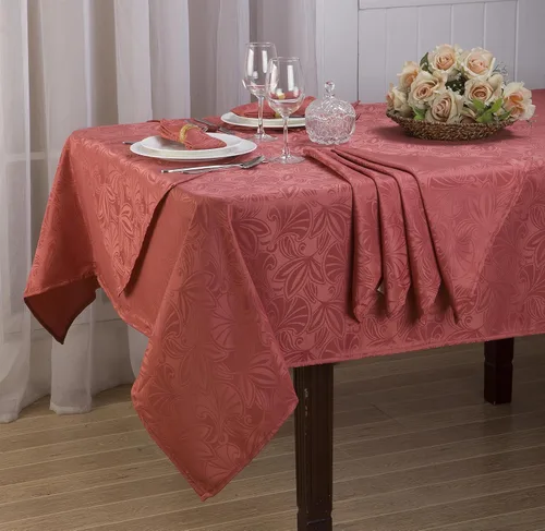 Miniatura 6 de Royal Bedding Elaine - Juego de manteles de lujo y elegante con servilletas, mantel de cocina superior, 70 pulgadas, redondo, dorado
