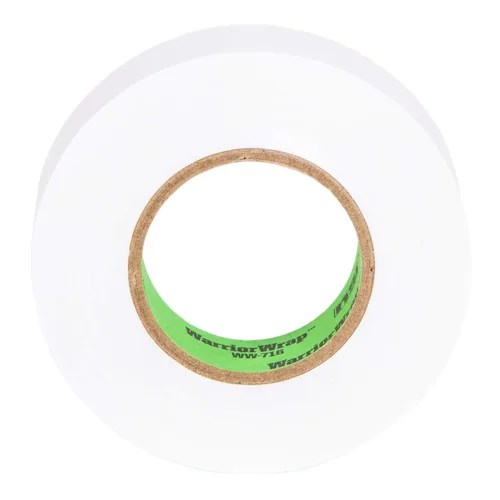 Miniatura 9 de NSI WW-716-WT WarriorWrap General Cinta eléctrica de vinilo de 7 mil, 3/4" de ancho, 60' de largo, blanco
