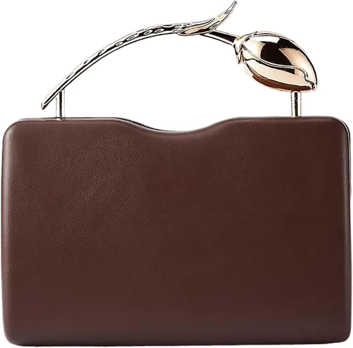 Miniatura 24 de Bolso de mano de piel sintética desmontable con cadena cruzada, bolso de noche, bolso de mano para mujer, formal, boda, fiesta, baile de graduación