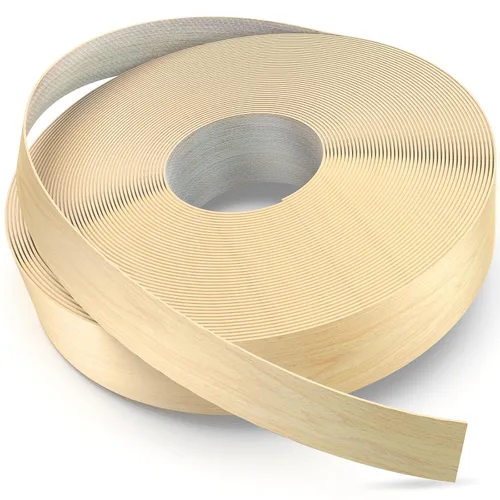 Miniatura 8 de YANYE Bandas de borde de abedul, rollo de 7/8 pulgadas x 250 pies de chapa de madera, bandas de borde de abedul Preglued, bandas de cinta