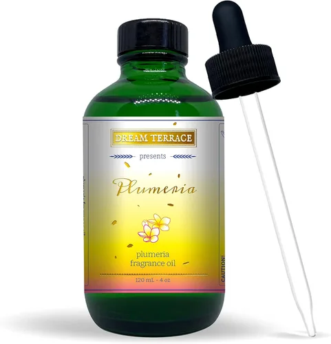 Plumeria DREAM TERRACE Aceite de fragancia con un gotero de vidrio para difusor, fabricado en los Estados Unidos, (paquete de 1), aceite de fragancia