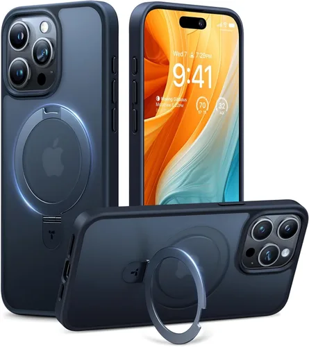 Miniatura 10 de TORRAS Funda magnética para iPhone 13 Pro Max de 6.7 pulgadas [compatible con Magsafe] con soporte, [protección contra caídas de grado militar] a