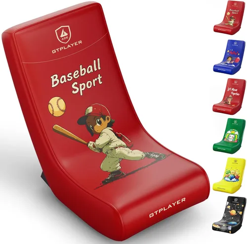 Miniatura 12 de GTPLAYER Silla Mecedora de Piso para Gaming – Silla Mecedora de Piso para Juegos con Limitador de Ángulo, Asiento de Juego Compacto y Ligero